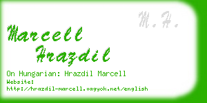 marcell hrazdil business card